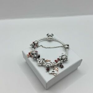 Disney Mickey and Minnie charms bracelet Pandora posted separate